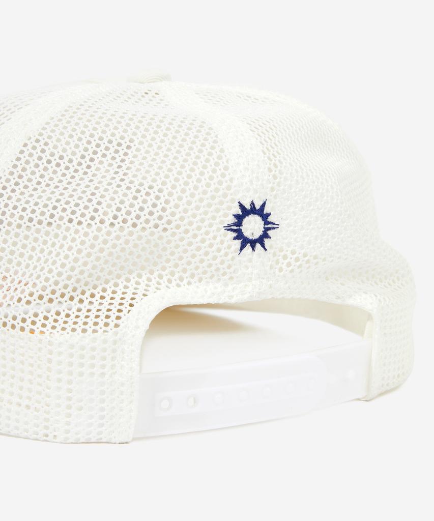 HELLO SUNRISE Heritage Logo Relaxed Fit 5P Cap_White