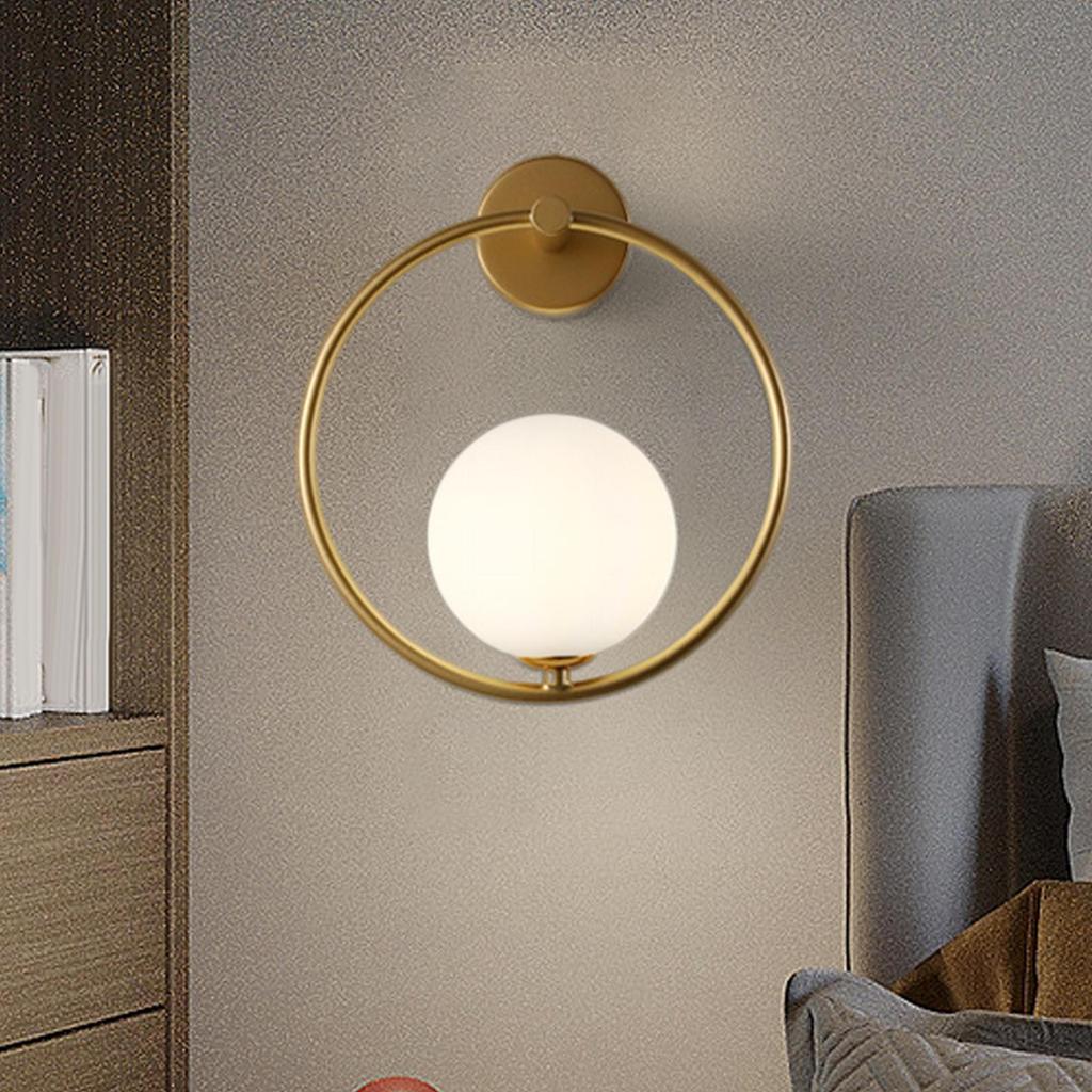 Mid Century Wall Sconces Lamp Luminaire with G9 Bulb Lighting Glass Shade Fixtures Hallway