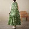 Navava Women Flower Sleeveless Long Dress No914