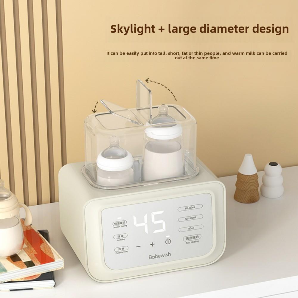 Multifunktionaler Doppel-Flaschenwärmer Automatischer Milchwärmer Auftauen Erwärmen Muttermilchwärmer