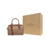 Coach Bennett 23 Borsa Boston in Pelle con Chiusura a Zip da Donna Marrone 32203-IME74