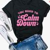 European and American Internet Celebrity T-shirts We Will Never Go Back To T-shirts A Lot of Things Are Happening Short-sleeved Tops