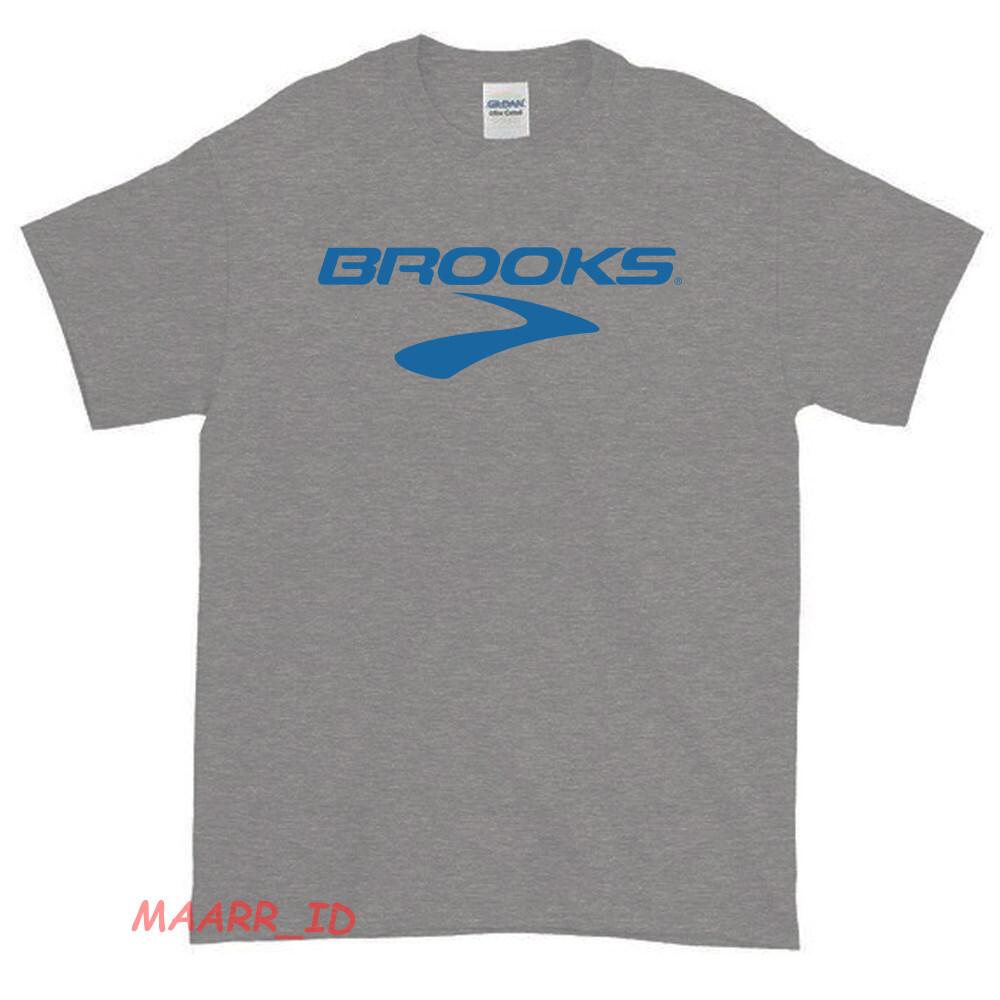 

New Brooks Sports Logo American Funny T Shirt USA size S-XXL XL