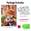 Disney Pearl Painting Handmade Nick Wilde Judy Hopps Pearl Kit Home Decoration Painting
