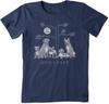 Life Is Good Hundeliebhaber Geschenk T-Shirt 100% Baumwolle Rundhals Kurzarm Sommer Lässig Herren T-Shirt Streetwear