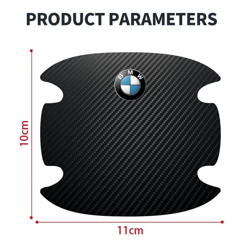 For BMW 4pc New Car Door Handle Bowl Scratch Protective Stickers For BMW M E36 E46 E90 E60 F10 F30 E39 F20 E87 E92 G30 X5 E70 E9