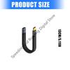 240W 40GB Short USB C to USB C Cable 90 degree Fast Charging Type C Cord 40Gbps Data Transfer Flat Data Charge Extension Cable