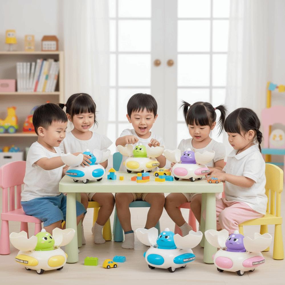 Plastic Material Impact Deformation Vehicle Classic Toy Transforming Car Vehicle  Summer Outdoor