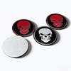 4pcs 45MM 56MM Skull Logo Emblem Car Stickers Auto Accessories for Car Wheel Center Caps Rim Hubcaps Cover Wheels Hub Cap Badge