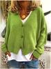 2023 Autumn/Winter Women's Casual Loose Knit Cardigan Sweater