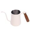 Hand Brew Coffee Kettle 600ML 304 Stainless Steel Narrow   Spout Coffee Pot with Scale Insulated Handle for Home Camping