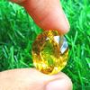 Natural Yellow Tourmaline 14 Ct Oval Cut Certified Sparkling Gemstone B657
