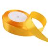 Golden Yellow Silk Ribbon for Gift Wrapping: Colorful, Satin, Woven Flowers, 0.3cm-7.5cm, Perfect for Thanksgiving