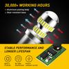 AUXITO 2Pcs Canbus BA15S P21W LED Bulb Car Light 1156 1157 BAY15D P21/5W Backup P21W T20 7443 7440 LED Bulbs Tail Parking Lamp Dome Lights 6