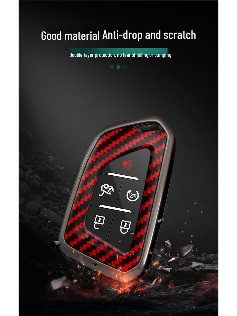 Cadillac Key Case: Fits XT5, CT5, XT6, XT4, CT ATSL, CT4, XTS - Shell Bag with Buckle