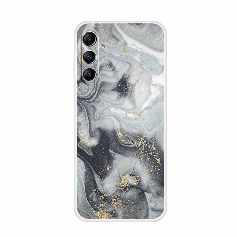For Samsung Galaxy A14 A34 A54 5G Marble Soft Case Silicone TPU Phone Back Cover Coque for Samsung A 54 34 14 4G Cartoon Fundas
