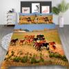 Natural Scenery Series Digital Printing Quilt Cover Pillowcase Three-Piece Set Polyester