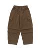 CARGOBROS Warm Fleece Tapered Cargo Pants (Brown)