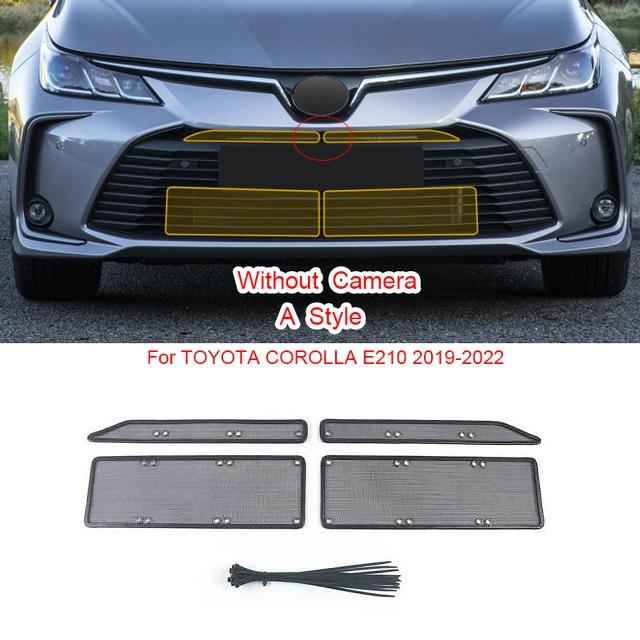 

Сетка для передней решетки автомобиля из нержавеющей стали для защиты от насекомых, вставная сетка для Toyota Corolla 2019 2020 2021, аксессуары