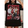 Camiseta Gráfica Cortis Team Hombres Mujeres Oversized Streetwear Y2k Kpop Cuello Redondo Manga Corta Algodón Puro Harajuku Alta Calidad Ropa Femenina Masculina