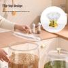 Multi-Grain Waist Drum Jar: Large, Multi-Functional Storage for Grains & Nuts with Lid