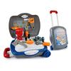 Kit de caja de herramientas para niños, juguetes educativos, herramientas de reparación de simulación, taladro, juego de plástico, aprendizaje, ingeniería, juegos de simulación, juguetes para niños