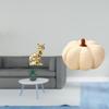 Cat Pumpkin Statue Decorative Figurine Animal Sculpture Art Craft Ornament for Fireplace Bed Bedroom