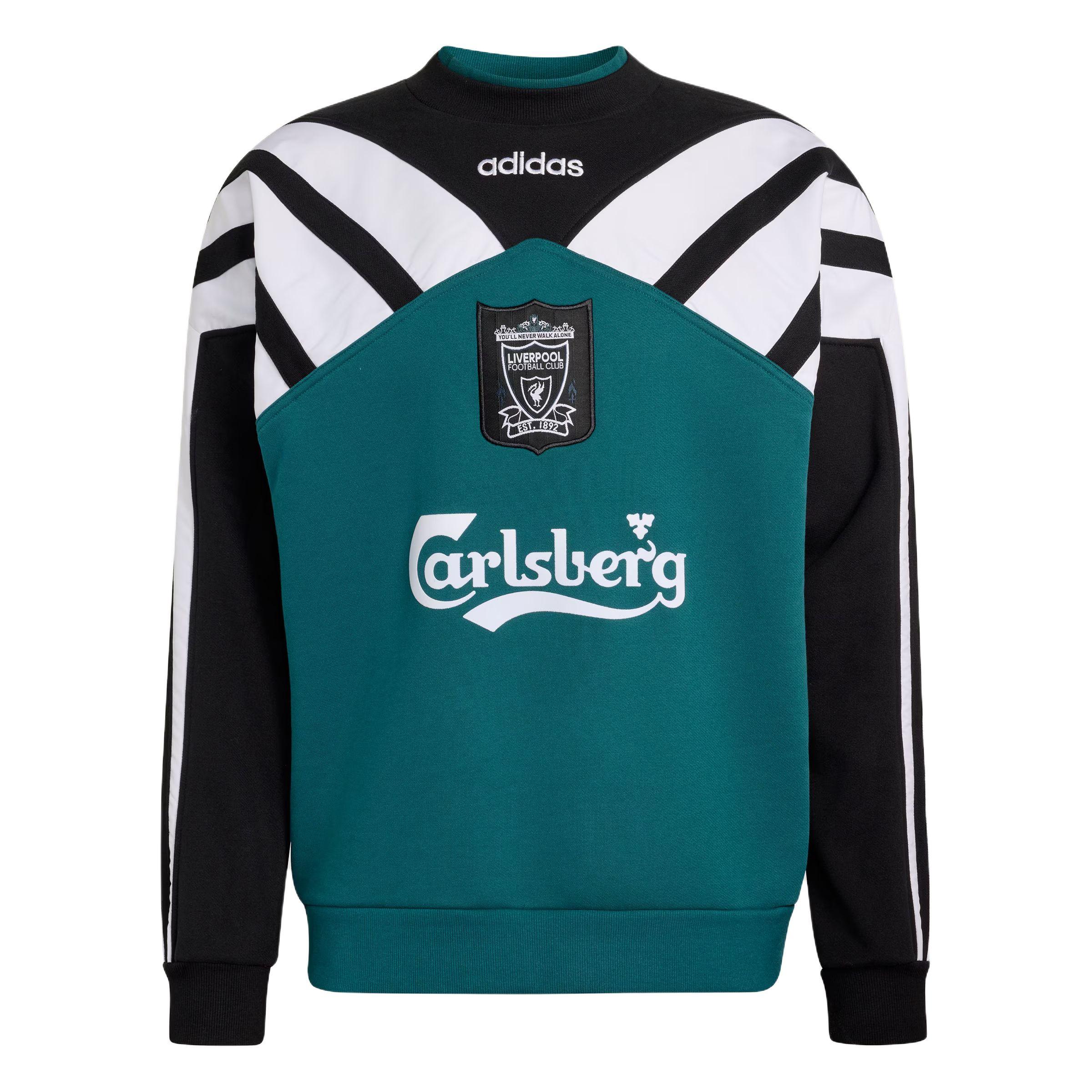 

Adidas X Liverpool Fc Свитшот с круглым вырезом 95 Повседневная культура Свободный крой Мужской свитшот KA8098 L