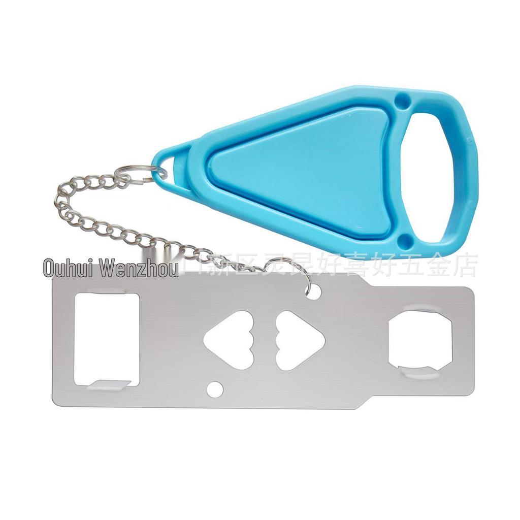Dual-Use Portable Door Lock for Travel and Hotels