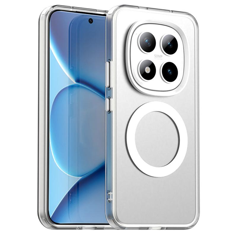 Magnetic Wireless Charging Case For Xiaomi Redmi Note 15 Pro 5G Pro+ Plus Fusion Cover Candy Colors Transparent Shell Fundas