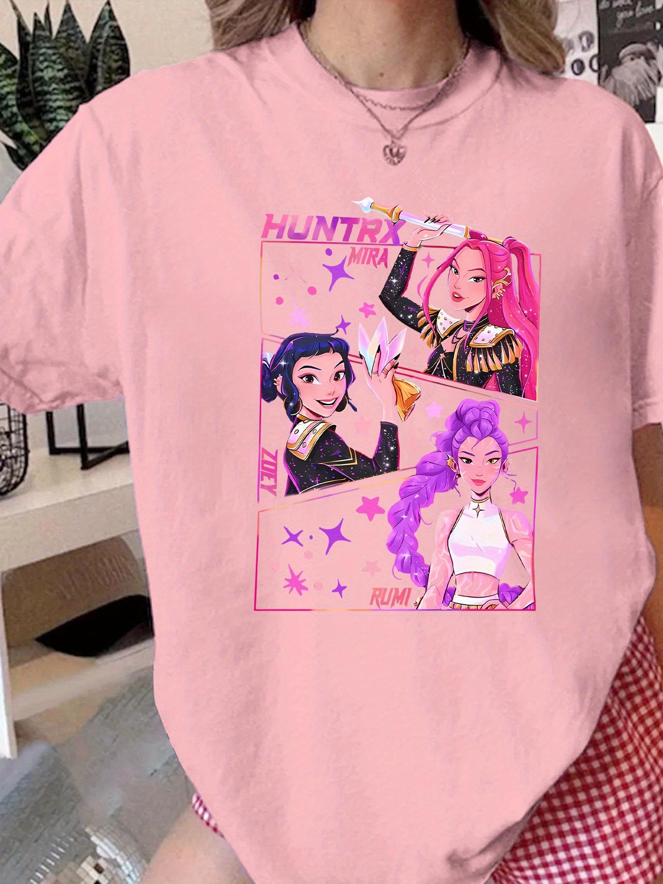 

Demon Hunter Theme Demon Hunter Sweet Cool Graphic Trendy T-shirt Demon Hunter Fan Gift Saja Kpop T-shirt Suitable For Daily M