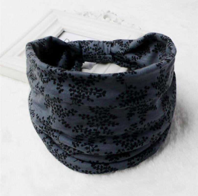 Querbreites Stirnband für Damen, breites Haarband, elastisches Sport-Kopfbedeckung, Yoga-Haarband, Workout-Kopftuch, 4er-Pack