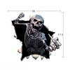 Personality 3D Skull Car Stickers Horror Skull Windshield Stickers Car Sticker for Motorcycle Car Decoration Car Accessories