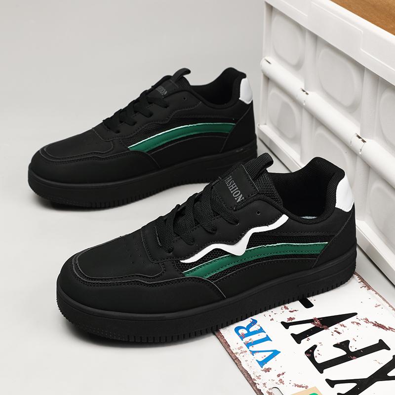 Men 's Casual Four Seasons Fashion Skateboarding  Students Comfortable Sneakers Boys Trending Soft Sole Breathable Shoes