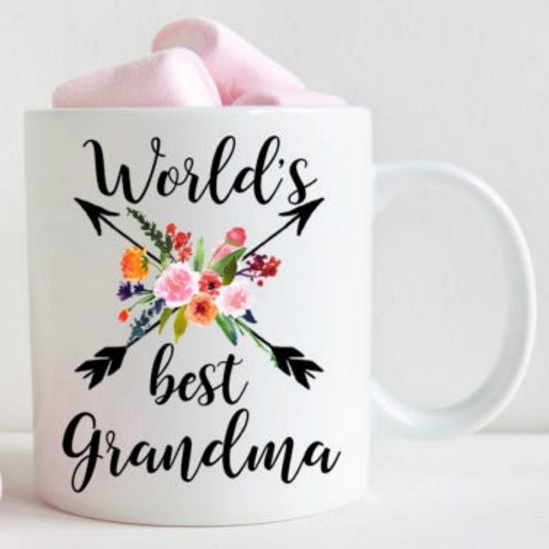World's Best Grandma Mug, Gift for Grandma ,Worlds Best Grandma