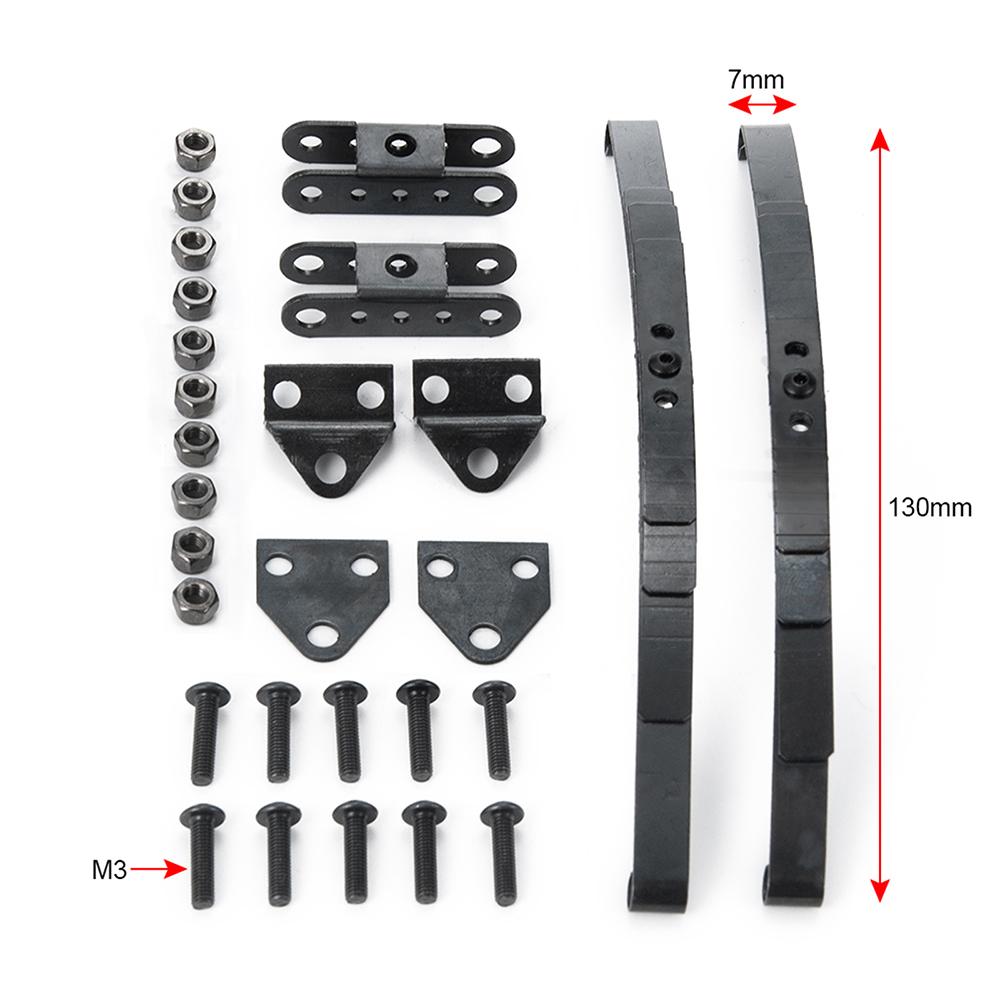 RC Car Leaf Spring Suspension Bar Steel Bar for 1:10 RC Rock Crawler D90 Axial SCX10 F350