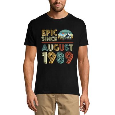 Men's T-Shirt Epic Since August 1989 - Vintage 32nd Birthday Gift Tee Shirt