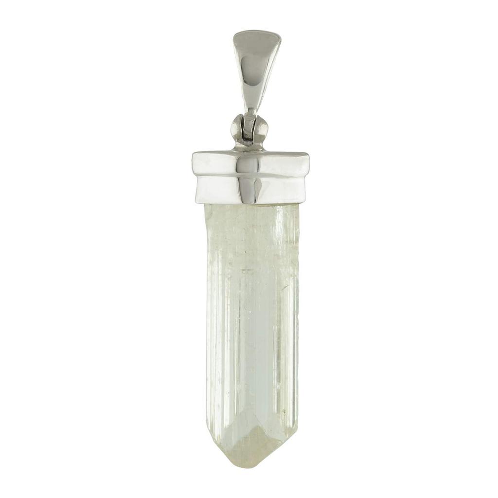 Danburite Crystal Point Pendant Sterling Silver 925 [Starborn] /