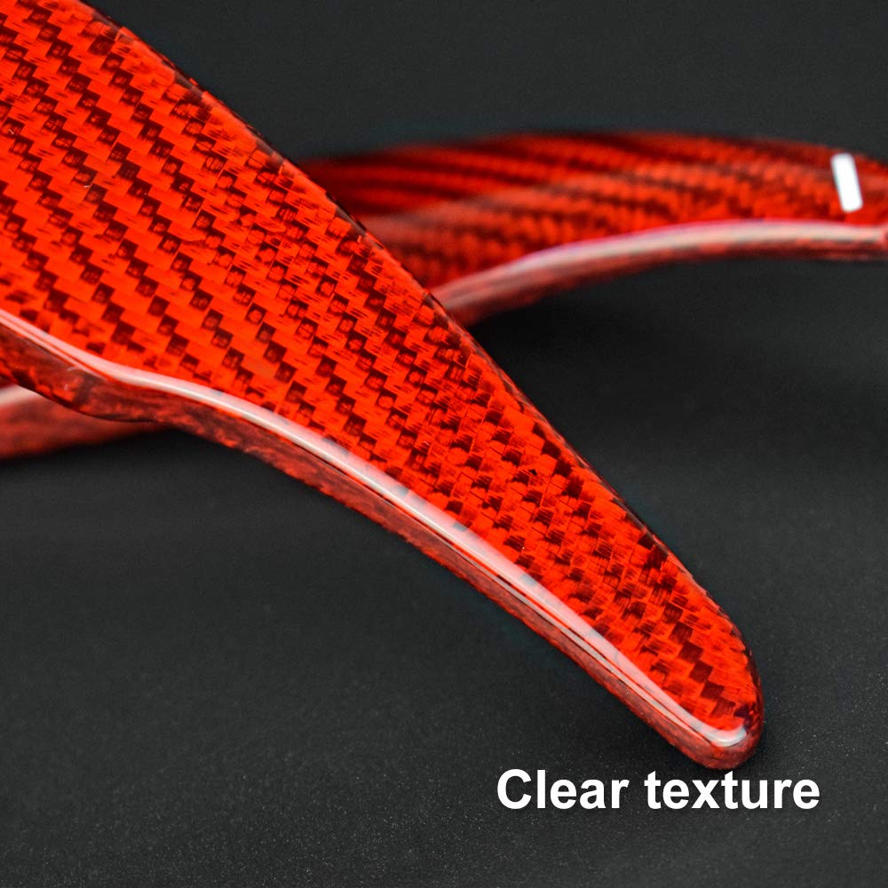 AIRSPEED Carbon Fiber Steering Wheel Paddle Shifter Extension Interior Trim Accessories for AMG C63 W205 E63 W213 C43 A45 G63 S63 GLA45 GLS63 Covers,
