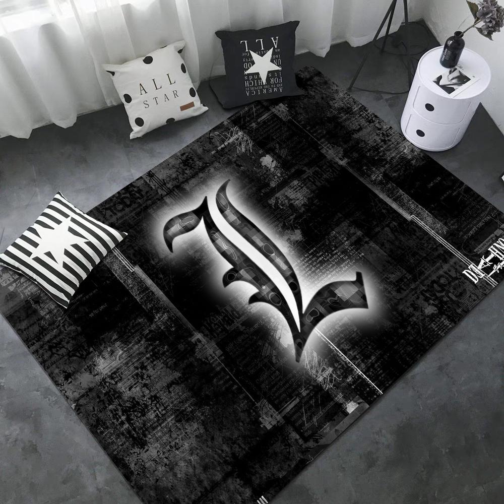 Anime Death Note Fußmatte Retro Mehrfachauswahl Wohnzimmer Küchenteppich Rutschfest Moderne Heimdekoration