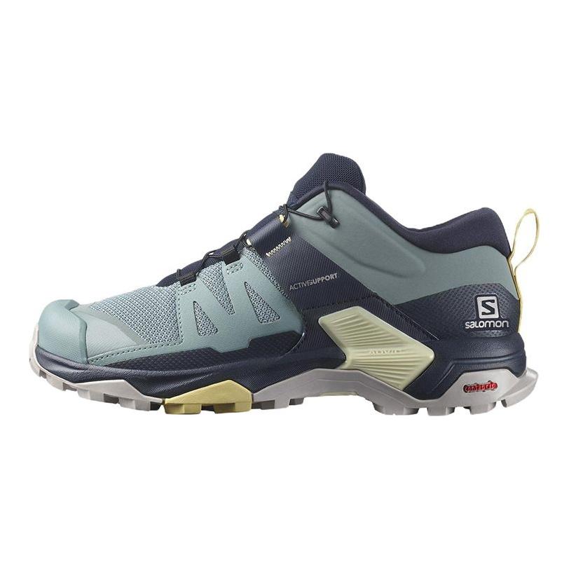 SALOMON X Ultra 4 Low נעלי שטח פונקציונליות עמידות נעלי נשים כחול 416228