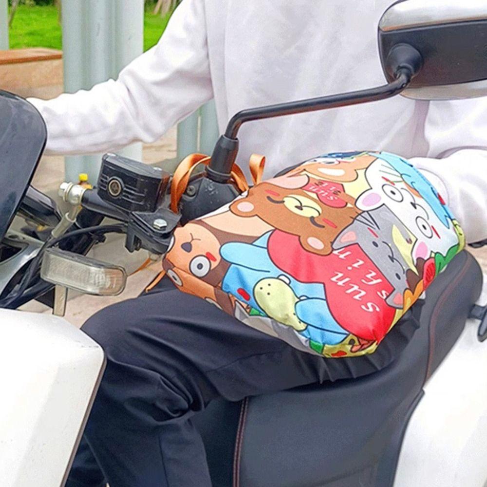 Thickened Motorcycle Handlebar Gloves Coldproof Waterproof Windproof Handle Covers  Autumn Winter