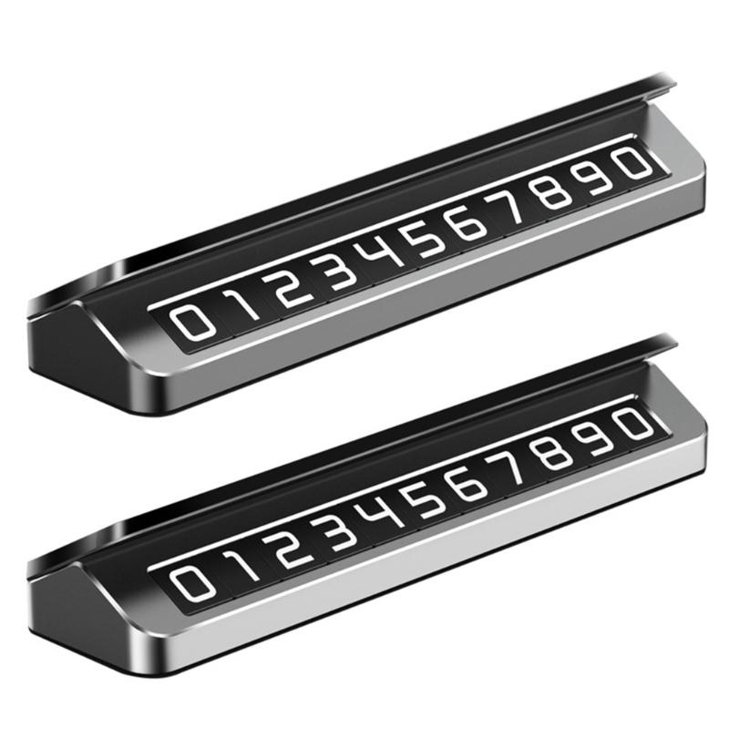 Luminous Car Temporary Parking Card Auto Parking Stickers Accessory Phone Number Stop Sign Card Plate SUV Truck-Ornament
