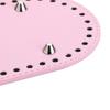 18X8cm Long Bottom For Knitted PU Leather Bag Base High Qualtiy Handbag Bottom With Holes Rivet Crochet Bag Part Accessories