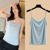 Modal Trägertops Basic Camis Ärmelloses Tanktop Einfarbig Damen Sommer Camisole