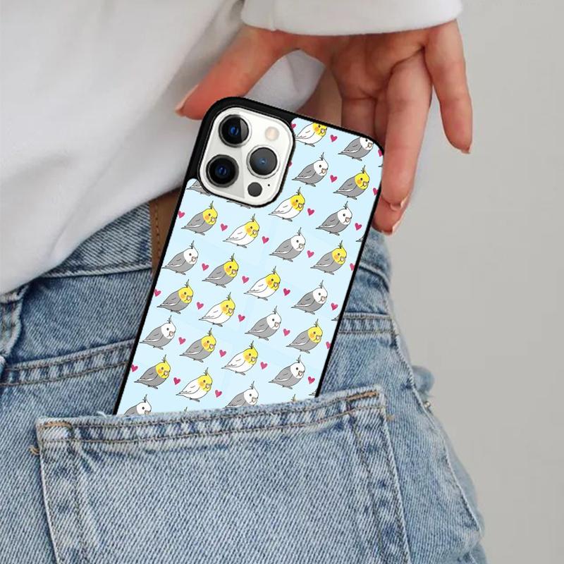 Molliger Nymphensittich Papagei Vogel Handyhülle Magesafe Magnetische Kabellose Abdeckung Für iPhone 17 Air 16 16e 11 12 13 14 15 Pro Max Plus
