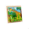Montessori Wooden Puzzle Travel Toy Early Development Fine Motor Skills Gifts for Girls, Boys Kids