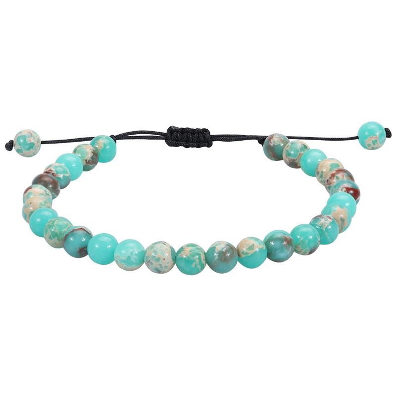 Fashion Natural Stone Tiger Eye Bracelet Lava Rock Bracelet Stress Relief Bracelets Unisex Jewelry Gifts