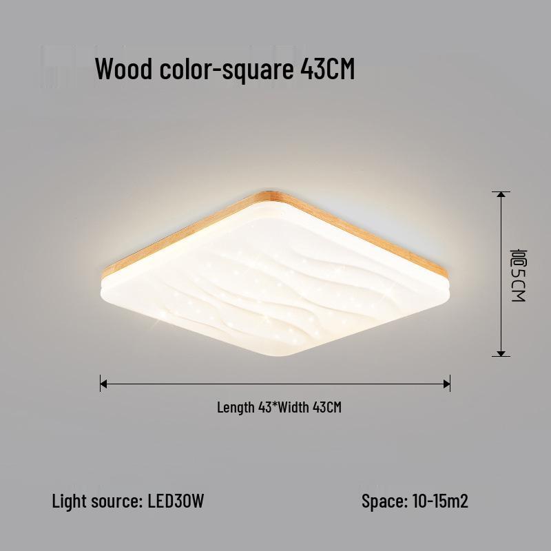 Ultra-Thin Japanese-Nordic Style Ceiling Lamp for Bedrooms & Living Rooms