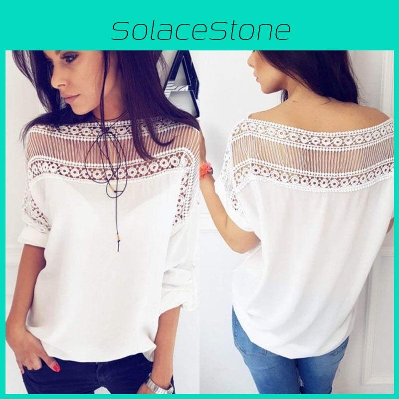 Ladies Fashion Womens Casual Loose Tops Blouse Short Sleeve Summer Tshirt